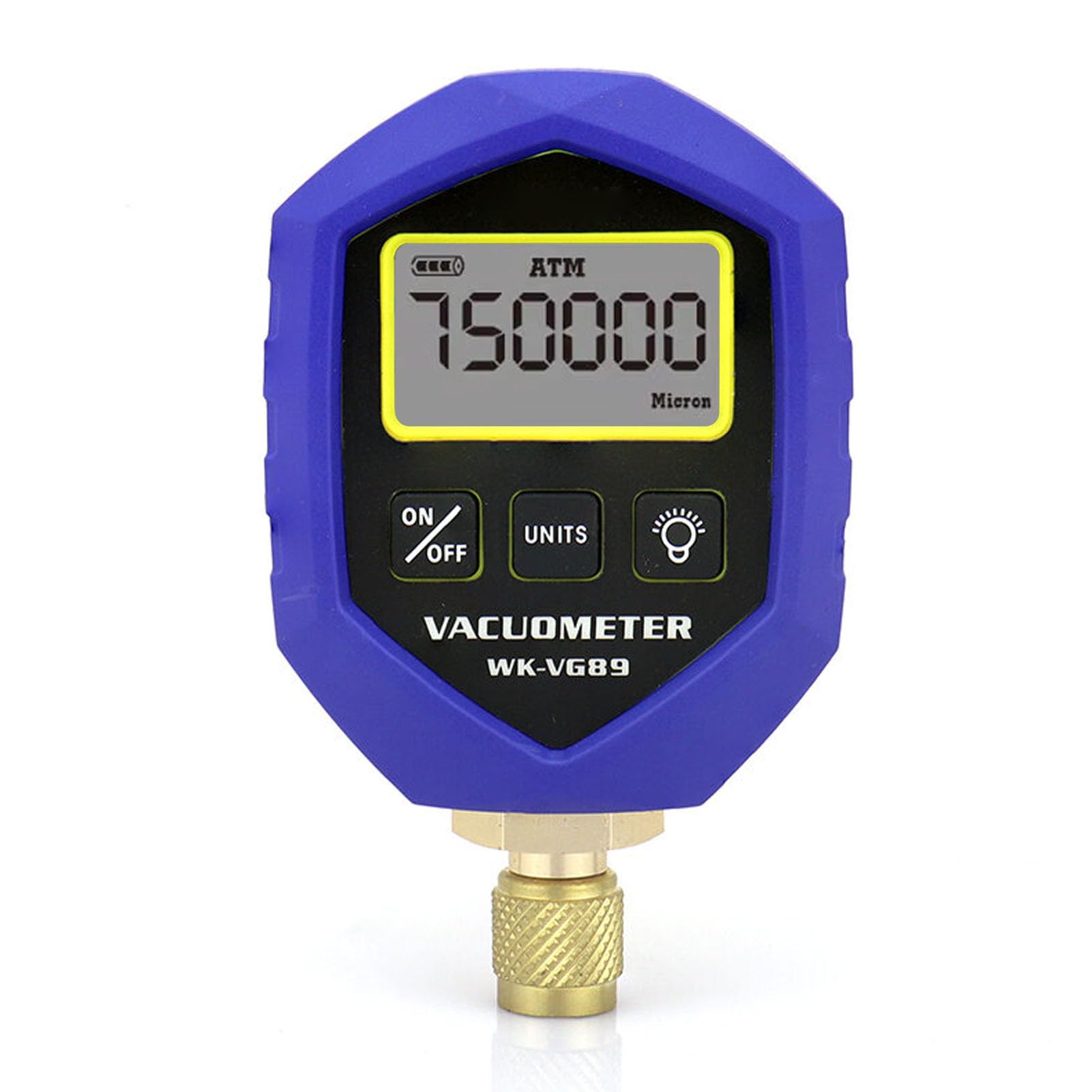 ASHATA HVAC Cyfrowy Wakuometr 750000 do 0,75 Mikrona do AC