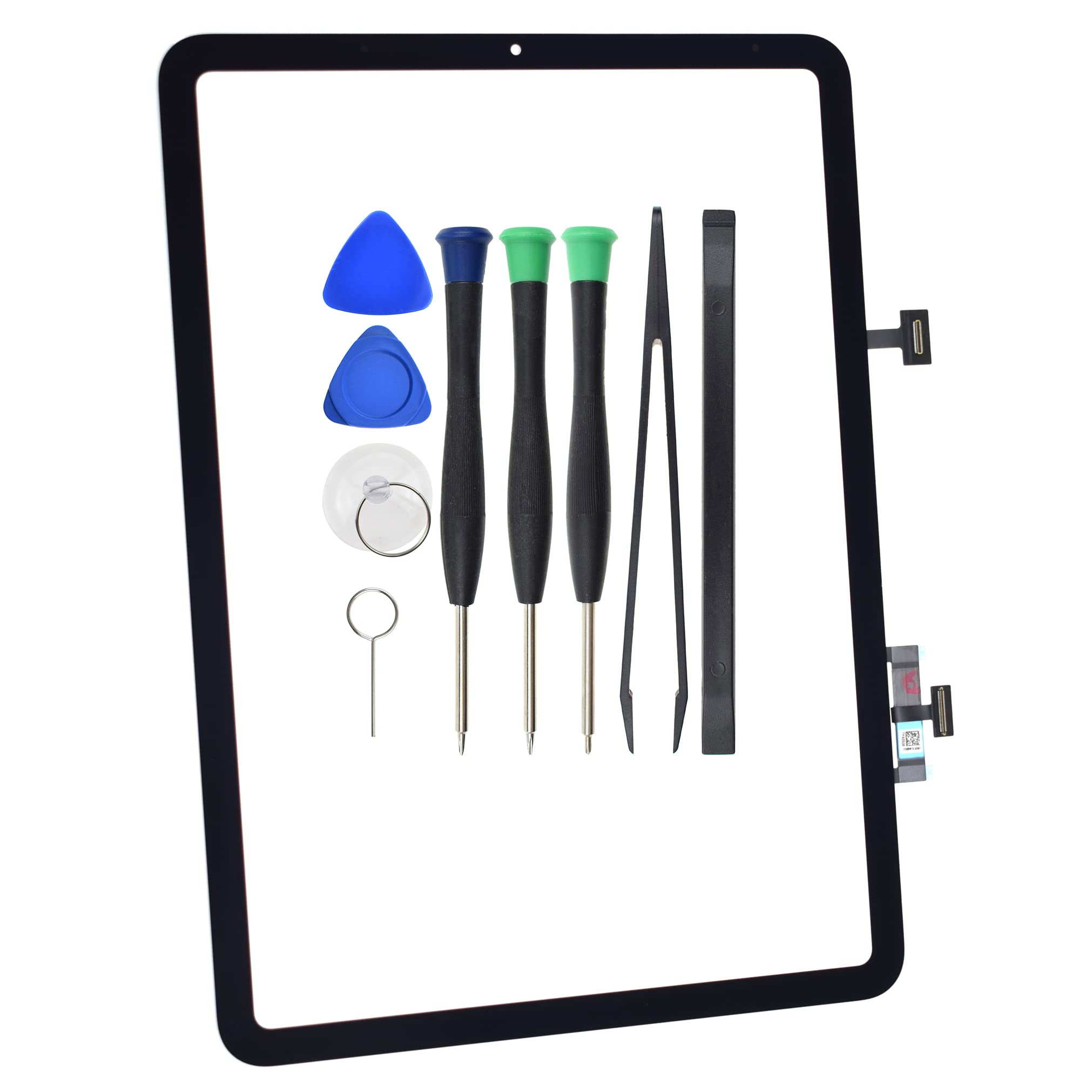 Sunrise glow Touch Digitizer Panel Glass Screen Replacement for i pad Air (2020) Black 10.9"