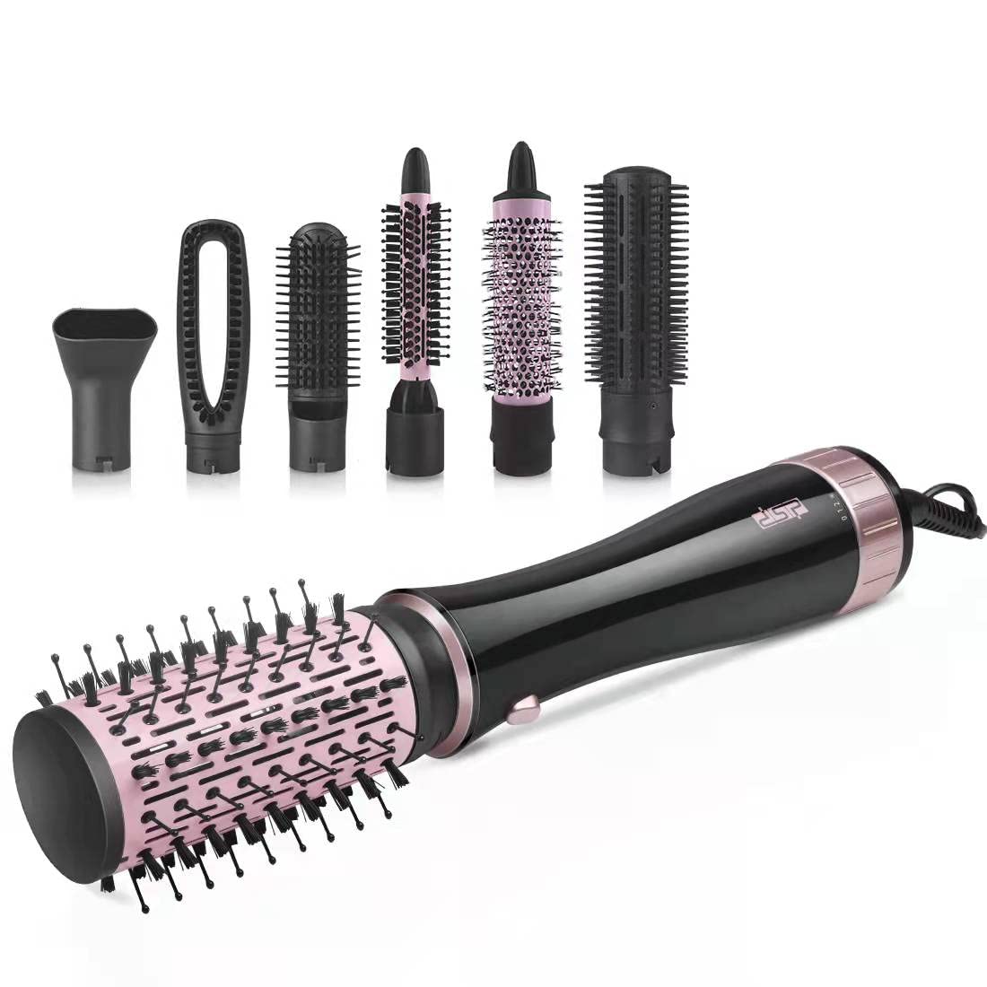 Najukyy Hot Air Brush 6 in 1 Detachable Hair Dryer Styler, One-Step Hair Dryer Brush for Straightening Curling Drying Combing Scalp Massage Styling