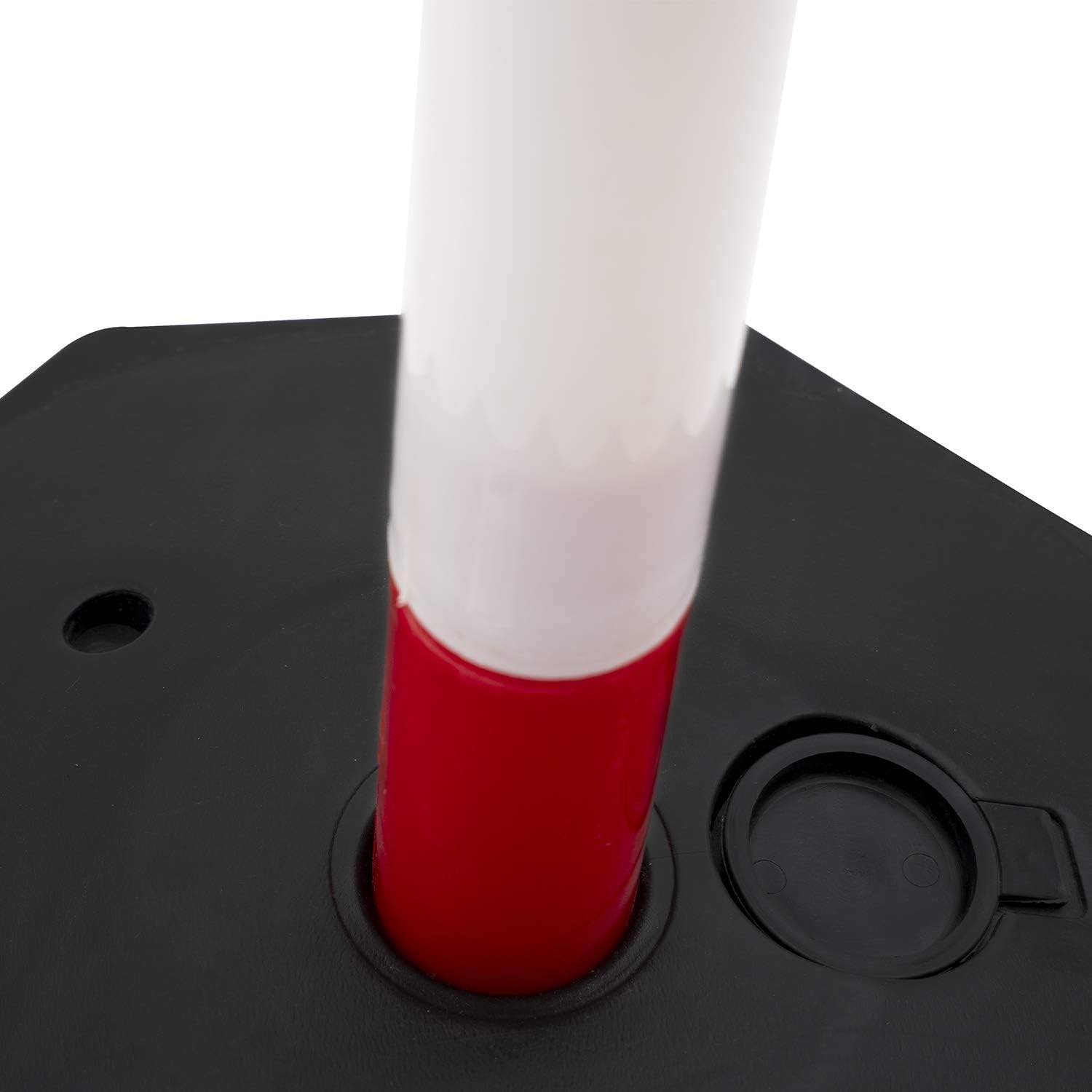 Normaluz BA501090 Plastic Chain Post 90 cm White/Red