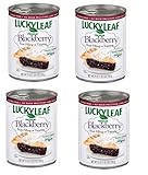 Lucky Leaf Premium Blackberry Pie Filling or Topping 21 oz 4 Pack