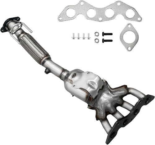 JT Convertidor catalítico de escape compatible con Ford Focus 2012 2013 2014 2015 2016 2017 2.0L (compatible con EPA) (Catalizador + Grado)