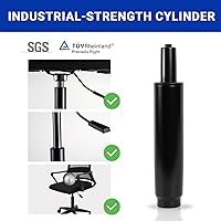 Vista 3 de 10.1 Inches-14 Inches Office Chair Cylinder Replacement - 3.9'' Stroke, Heavy Duty 1000lbs Class 4 Hydraulic Lift, Universal Pneumatic Piston Fit