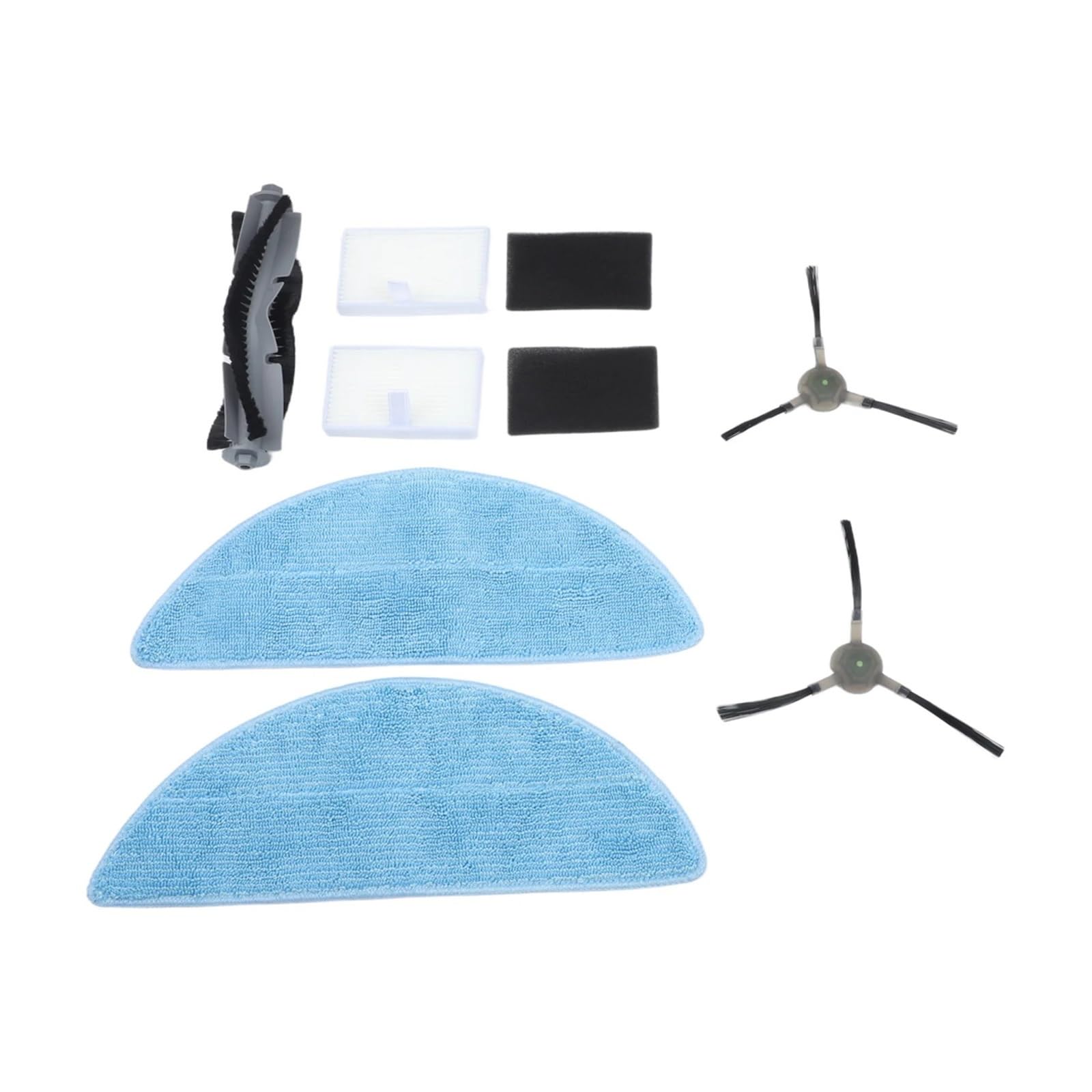 LMRXOFE Robot Mop Cloth Kits,Compatible For Cotec,Compatible For Conga,Y70 Robot Vacuum Main Side Brush Filter Kit Replament Parts