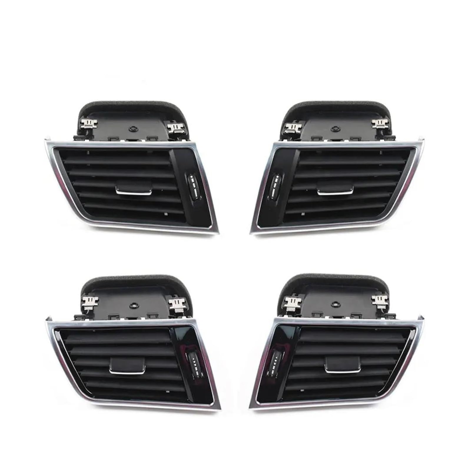LHD RHD lewa prawa klimatyzacja klimatyzacja AC kratka wylotowa zamiennik dla Benz W166 W292 ML GL GLE GLS 1668302254 (lewy zespół fortepianu) (czarny prawy panel)
