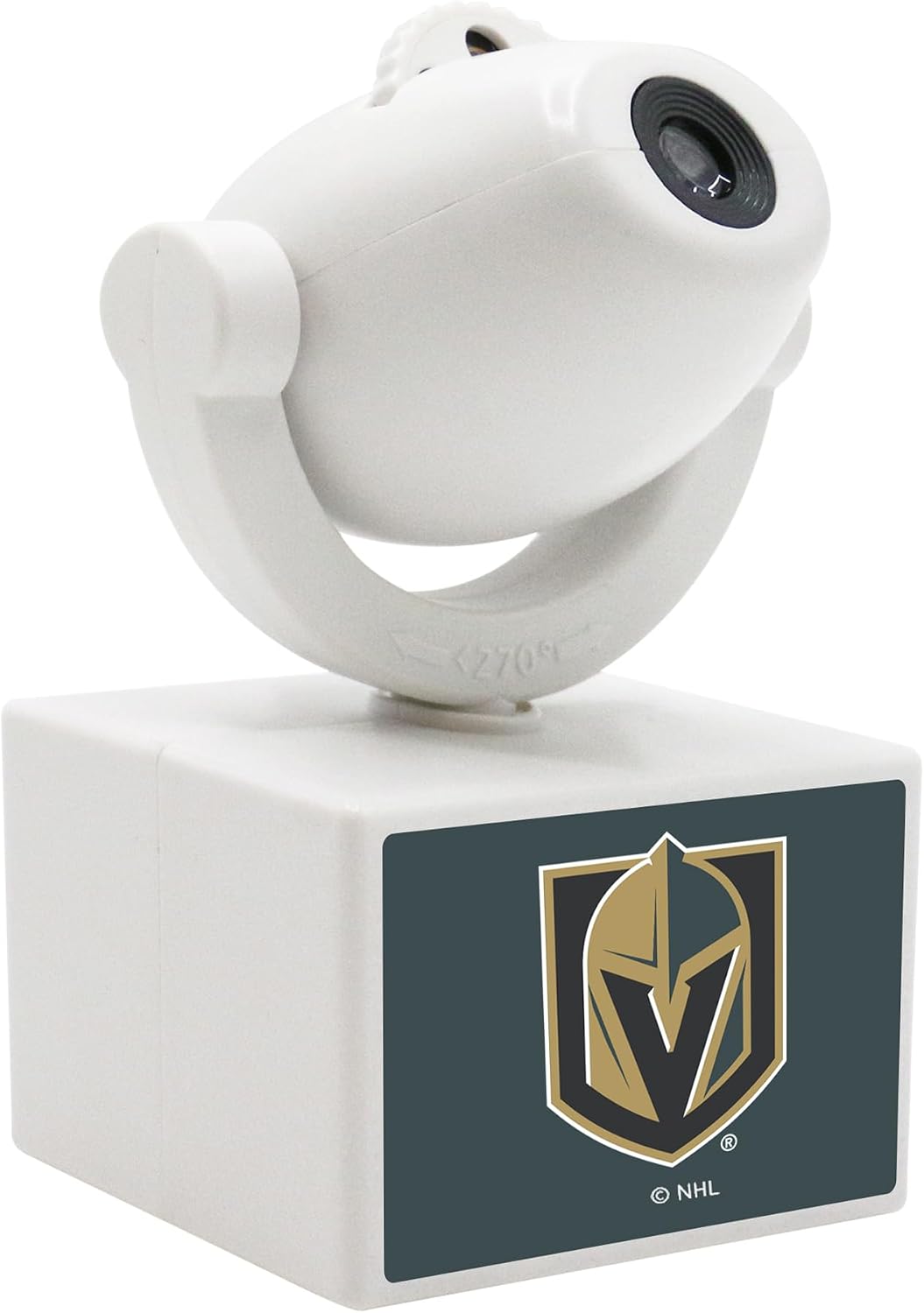 Sporticulture NHL American Hockey Vegas Golden Knights LED Mini Spotlight Projector – 6 Team Logos, Portable & USB Rechargeable – For Game Day Parties, Dorm Rooms & More (No Button Batteries Required)