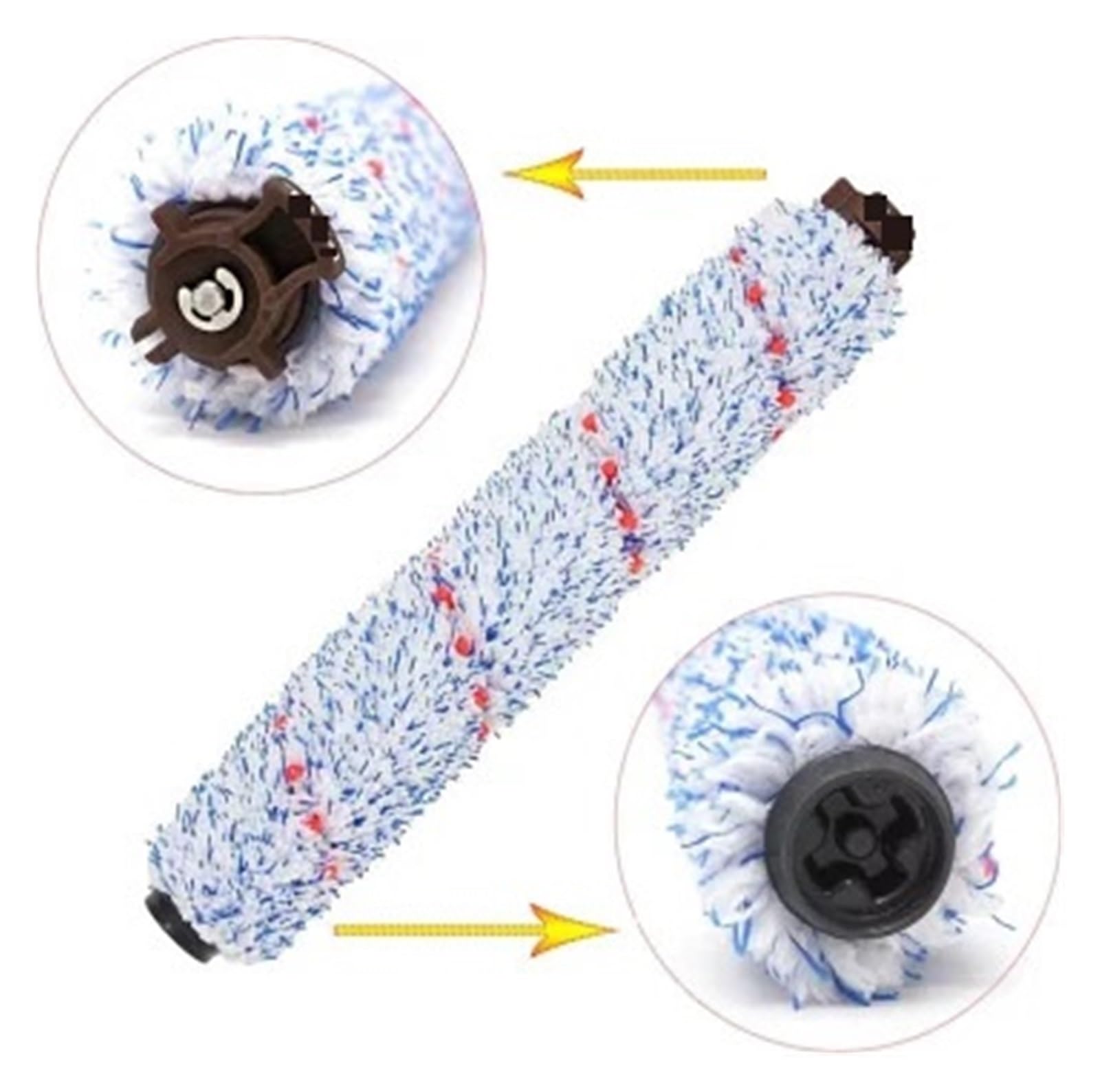 Filtr Hepa Pet Roll Brush Akcesoria Części zamienne, Bissell kompatybilny z Crosswave 1868 1785 Series 17132 Wymiana odkurzacza robota(B)