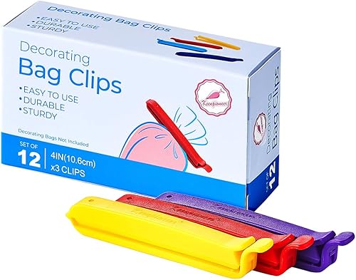 Miniatura 1 de Keenpioneer Clips de sellado de bolsas de decoración, paquete de 32, multiusos para almacenamiento de alimentos y aperitivos, 3 pulgadas y 4