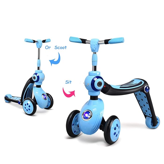Buy Baby Joy 2in1 Kick Scooter & Balance Bike, Adjustable Height w