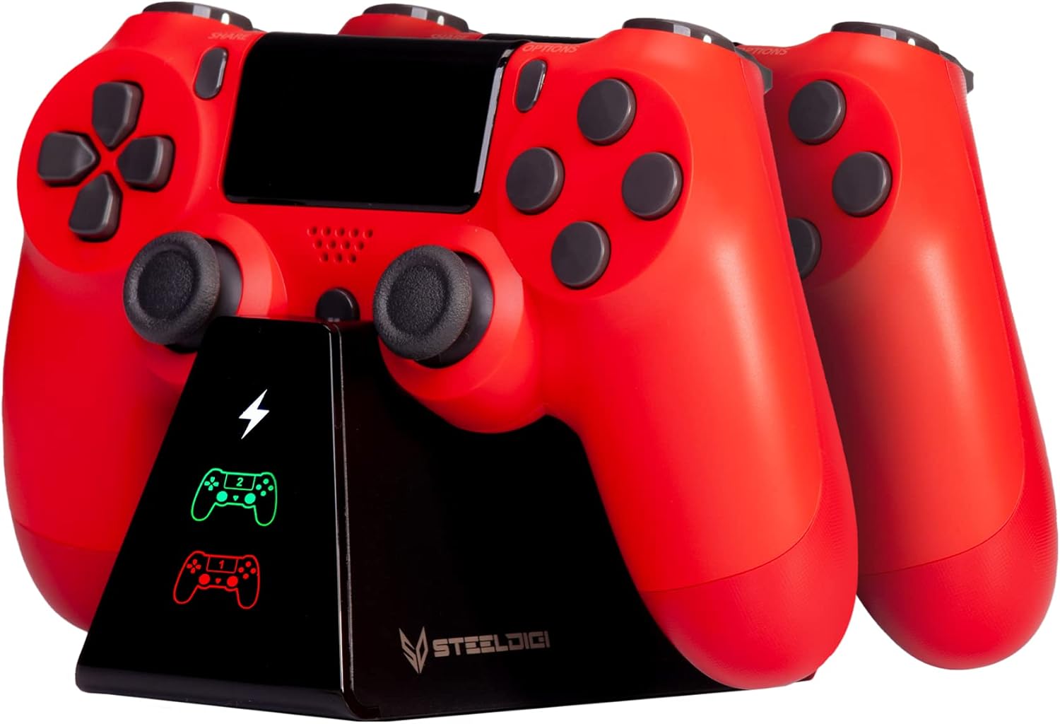 SteelDigi Ps4 Controller Ladestation “Blue Hickory“ Praktisch