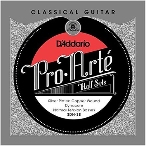 Miniatura 14 de D'Addario Cuerdas de Guitarra Pro-Arte Nylon Cuerdas para Guitarra - SDH-3B - Cuerdas Guitarra Clásica - Mitad Juegos, Tensión Dura Plateada, Cobre