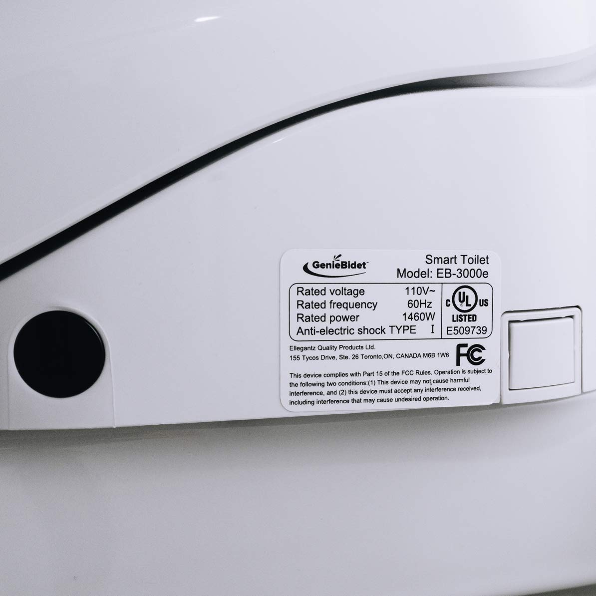 Genie Bidet Electric Heated Bidet Smart Toilet Seat Unlimited Warm