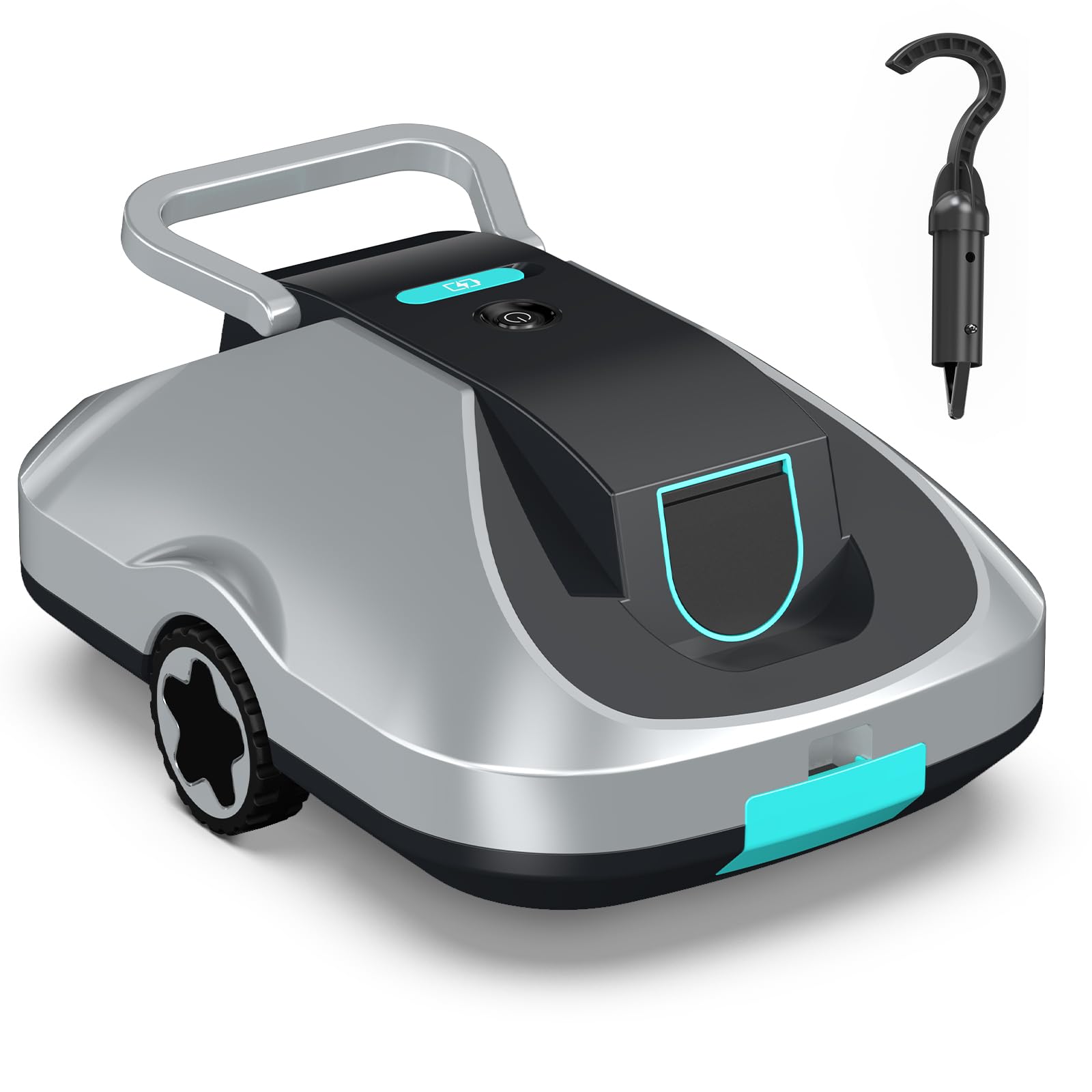 Photo 1 of ***NONFUNCTIONAL DOESNT HOLD A CHARGE***
Robotic Pool Cleaner, Cordless Pool Vacuum for Above Ground & Inground Pools, 200mins Runtime Automatic Pool Vacuum Robot for Leaves & Dirt, Powerful Suction up to 2500 sq.ft, Self Parking-Sky