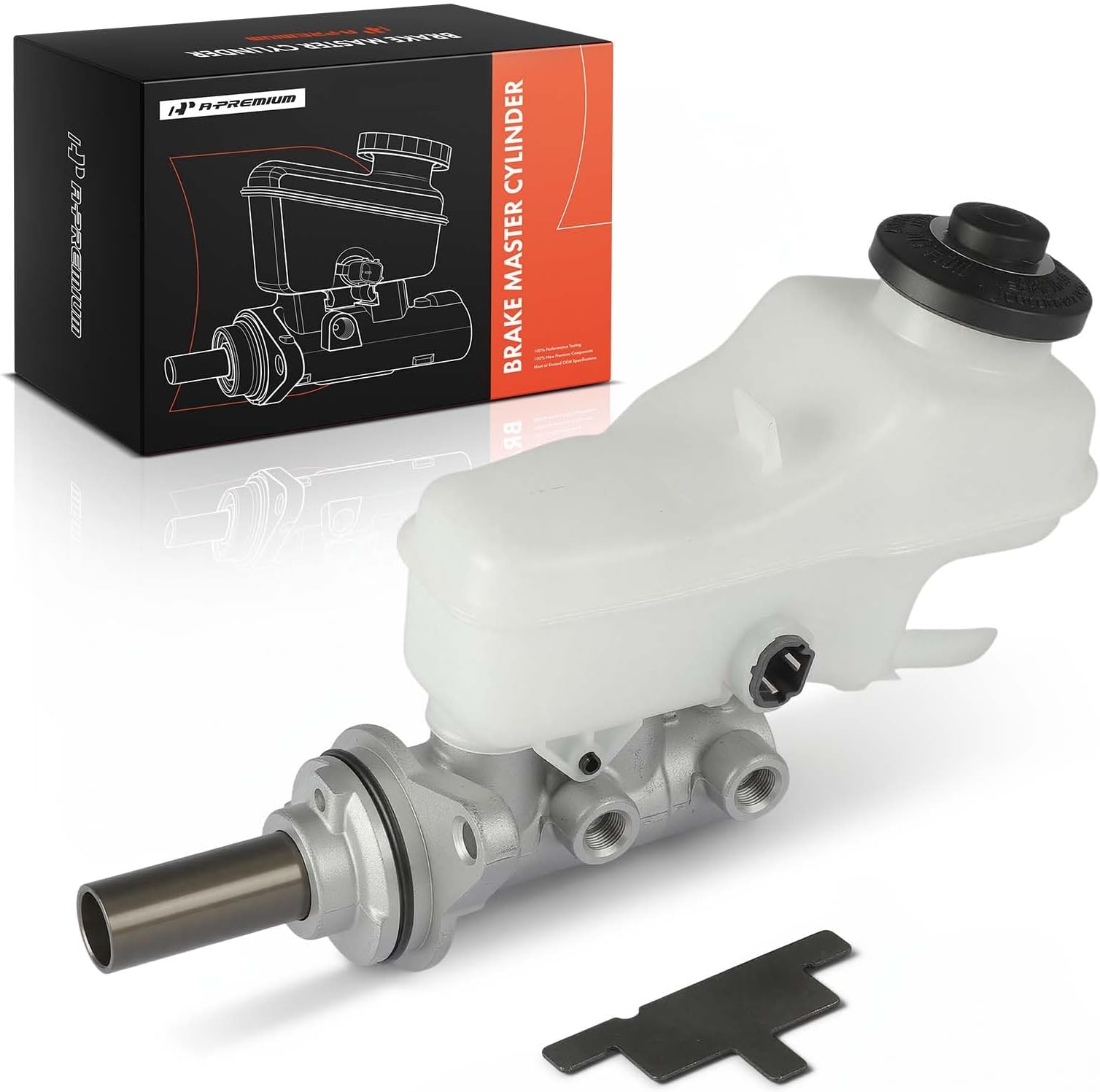 A-Premium Brake Master Cylinder with Reservoir and Sensor Compatible with Toyota Vehicles - Corolla 2009-2013, Matrix 2009-2013 - Replace# 4720102591, 4720102593