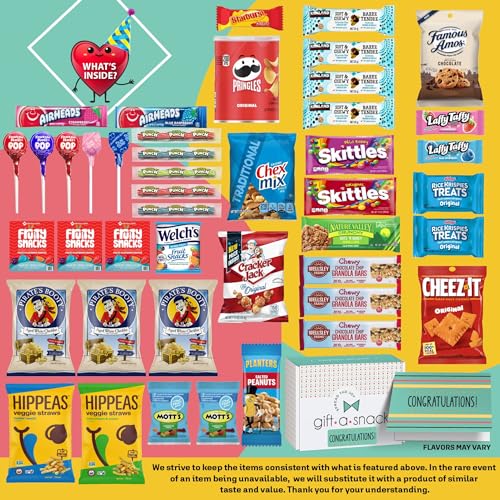 Gift-A-Snack-Congratulations-Snack-Box-Variety-Pack-Care-Package-Greeting-Card-45-Count-Graduation-Sweet-Treats-Gift-Basket-Candies-Chips-Crackers-Bars
