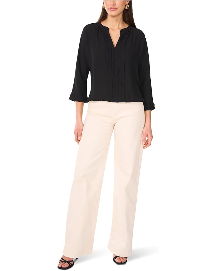 Vince Camuto V-Neck Pleated Front 3/4 Sleeve - #3 of 3