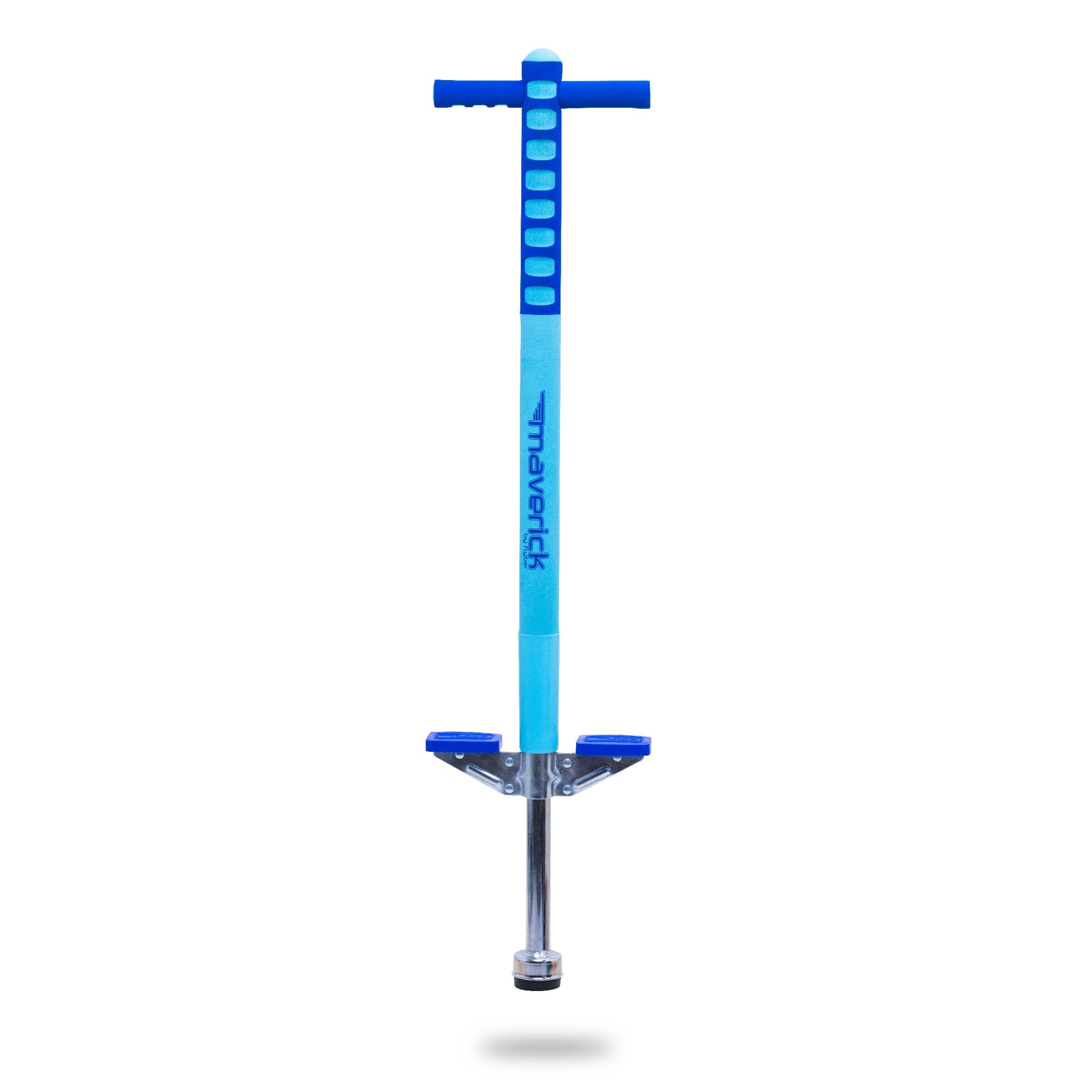 Flybar Maverick Pogo Stick for Kids Ages 5+, 40 to 80 Pounds, Perfect for Beginners, Easy Grip Handles, Anti-Slip Pegs, Outdoor Jumper Toys for Boys &