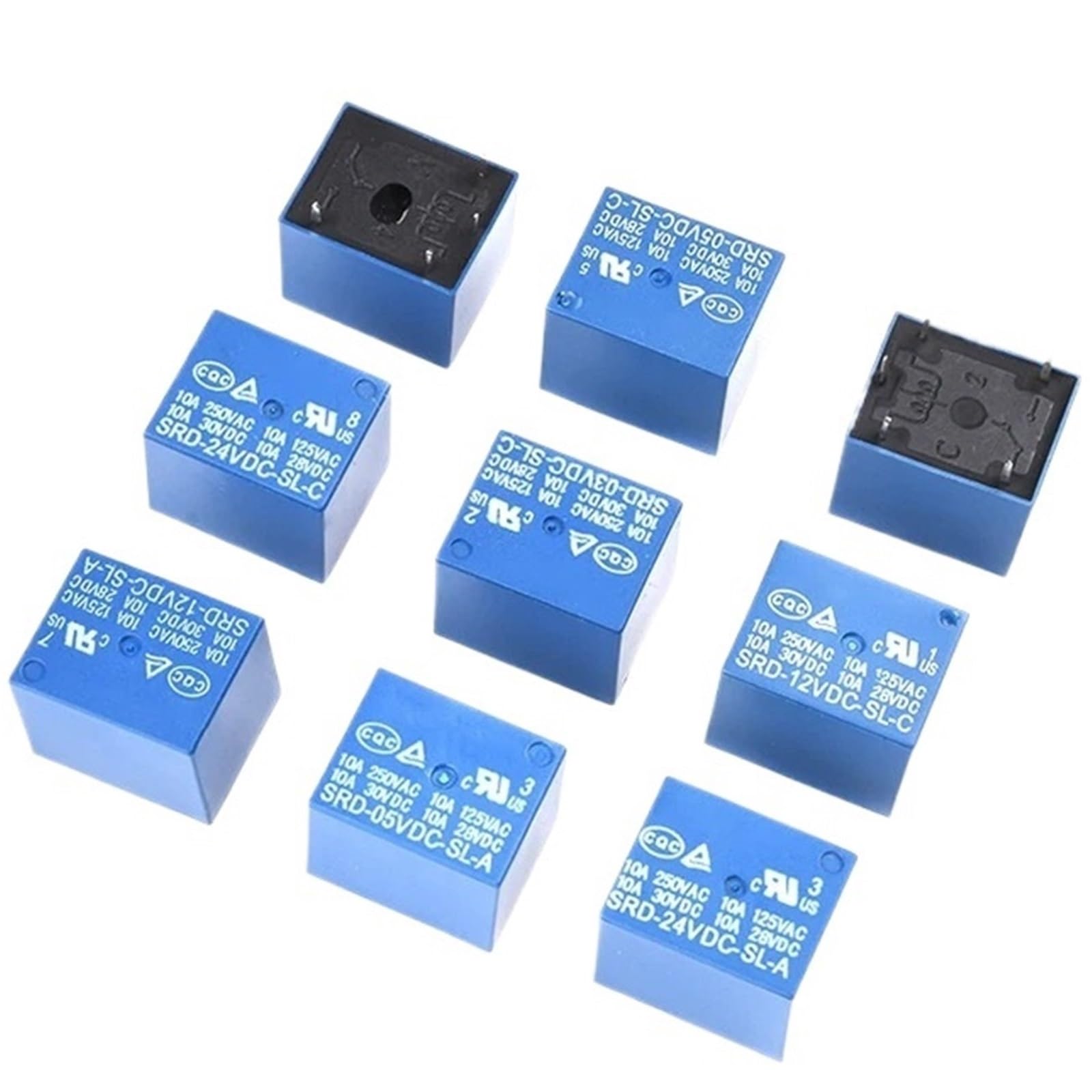 Relais SRD-12VDC-SL-C pour l'automobile et la gestion d'alimentation de puissance 12V