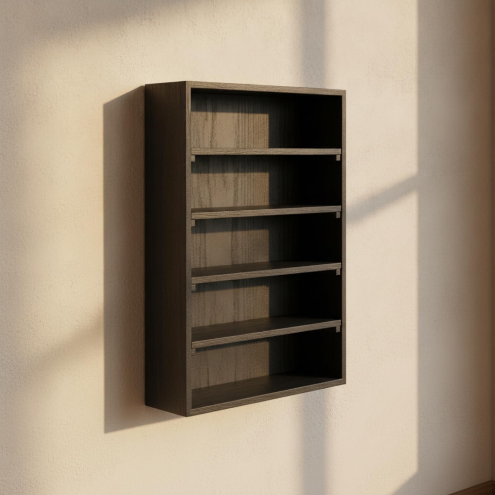 Estante Pared con Compartimentos Estrecho Estantería Multiusos Repisa Flotante para Cocina