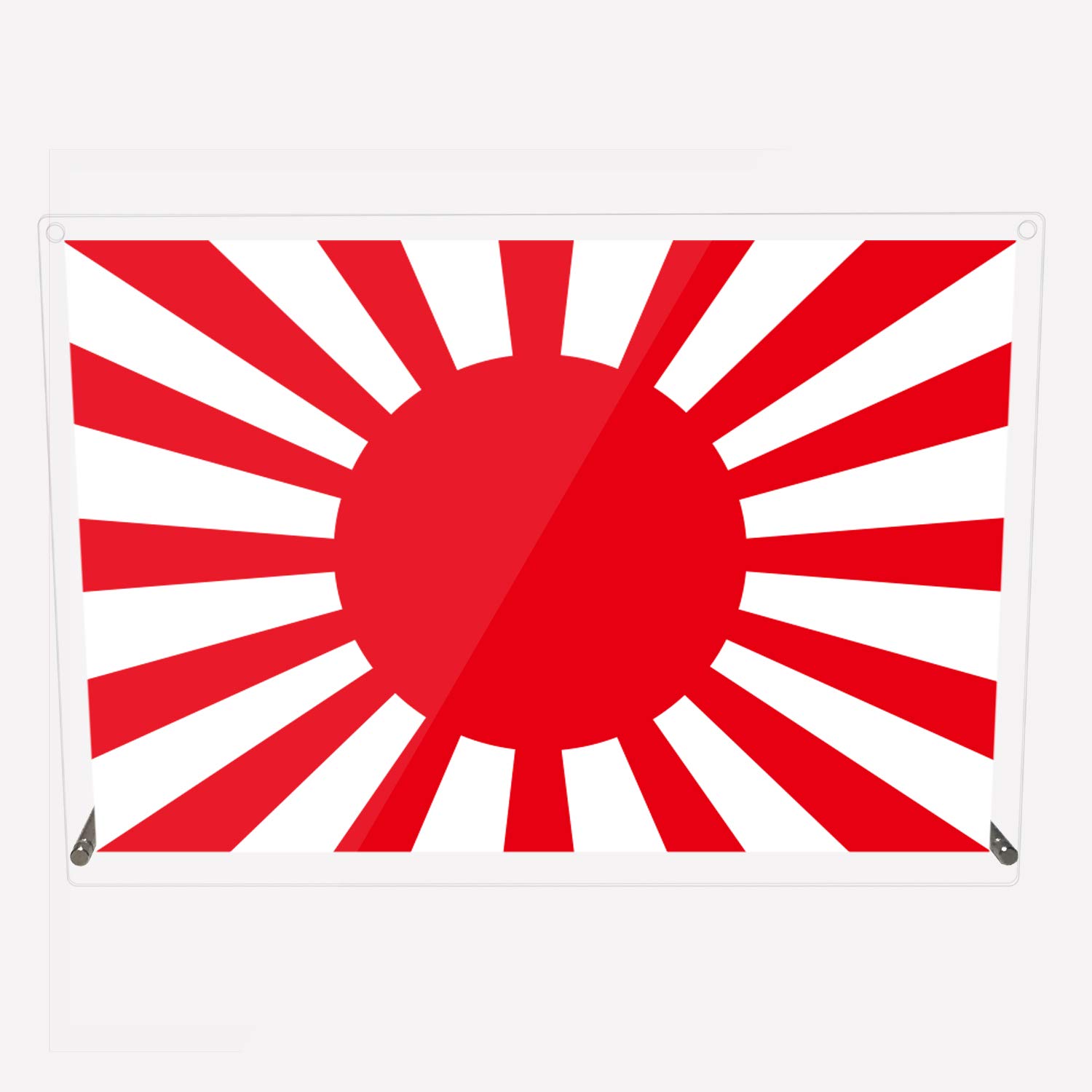 Amazon.co.jp: CuVery アクリル プレート 写真 旭日旗 自衛隊 デザイン