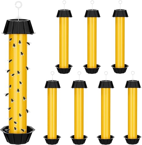 Miniatura 1 de Trampas para moscas para colgar en interiores y exteriores, trampa adhesiva para mosquitos, trampa para moscas de fruta, trampa adhesiva para moscas