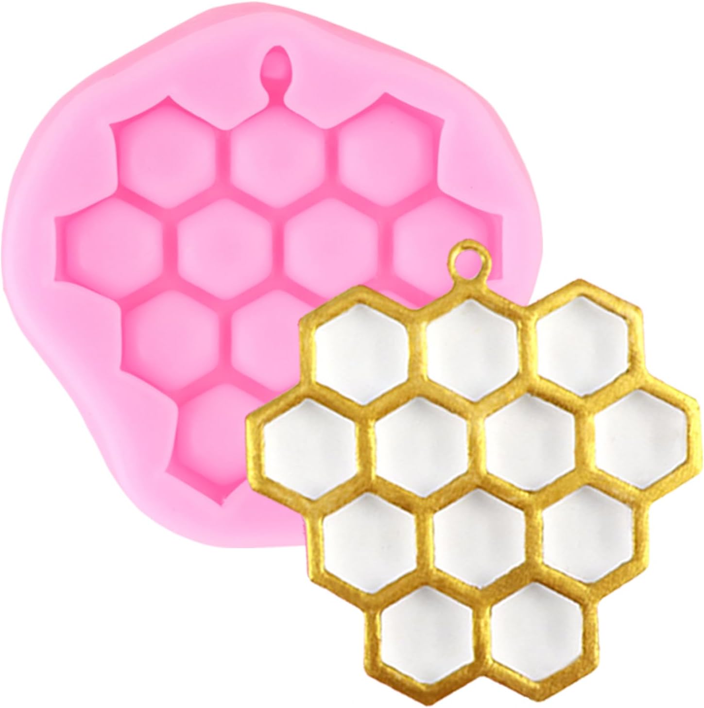 Honeycomb Fondant Molds Bee Hive Silicone Mold image 5
