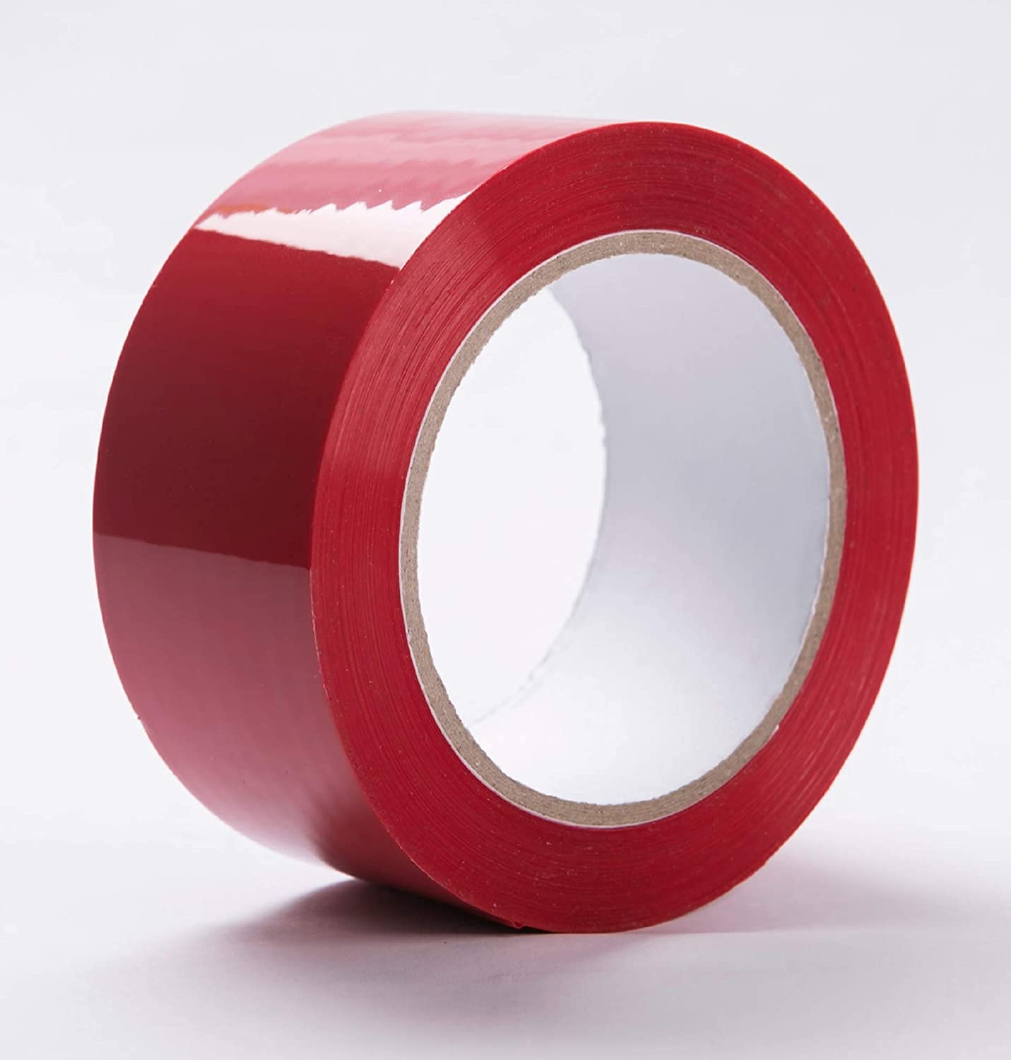 RED Carton Sealing Packing Tape, Moving Tape 2" x 55 Yard,2.0 mil Thick,Heavy Duty Moving Tape (1 Roll)