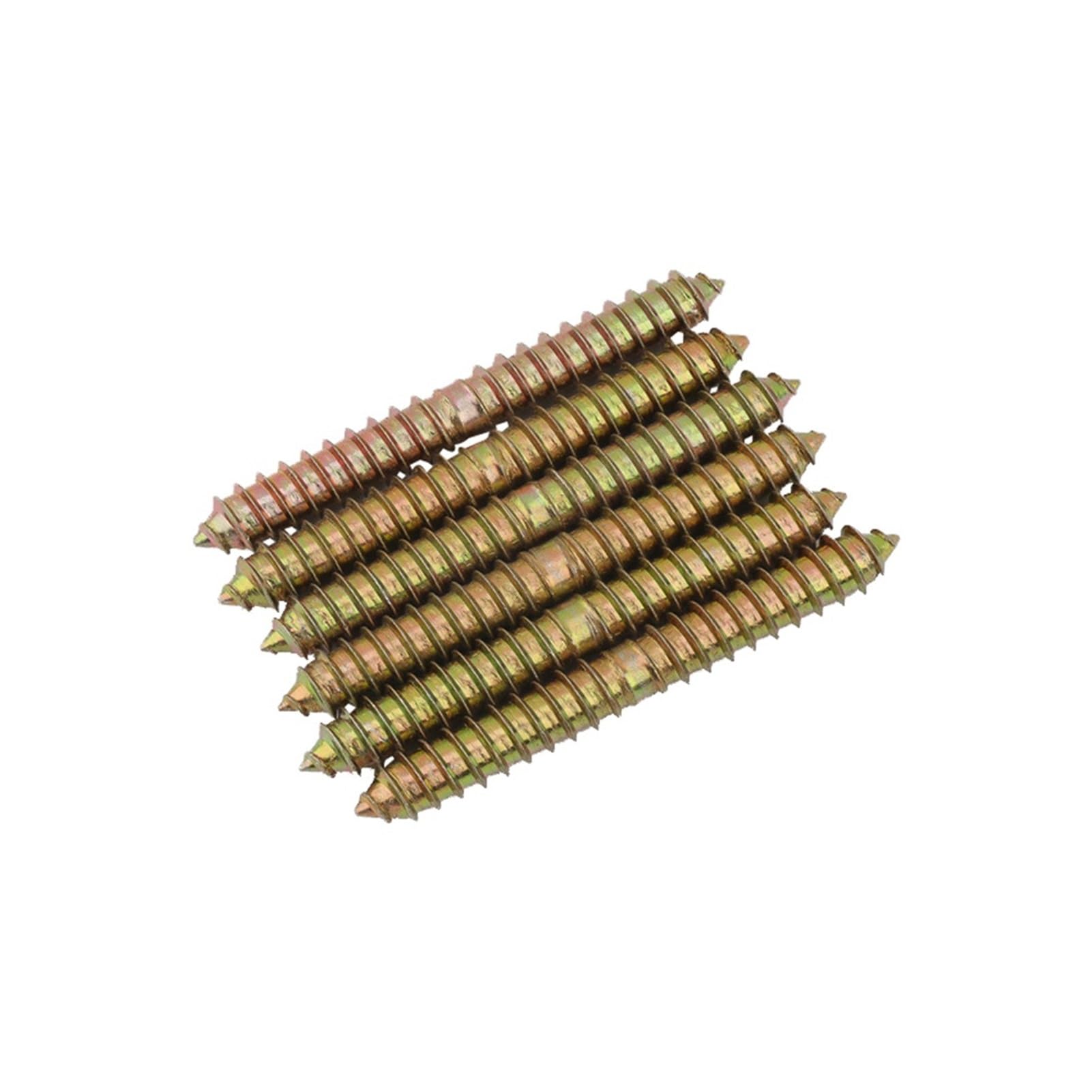 Viti Viti autofilettanti vite in acciaio inox 10 pezzi Bullone a gancio Bullone a doppia testa Vite autofilettante Legno su tasselli in metallo Viti autofilettanti for fissaggio mobili a doppia estrem
