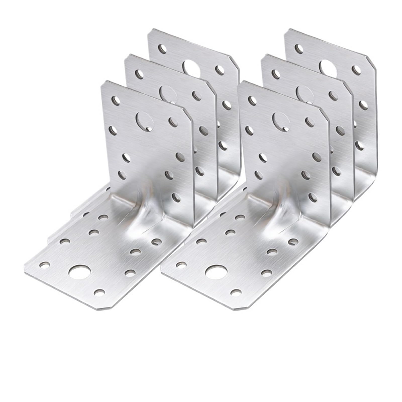 Fhdbekdcldm 6Pcs-(Style C) L Brackets, Compatible With Furniture Layer Board Shelf