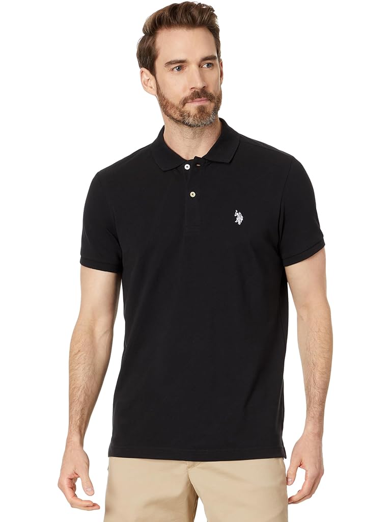 U.S. POLO ASSN. Slim Fit Solid Pique Polo Shirt