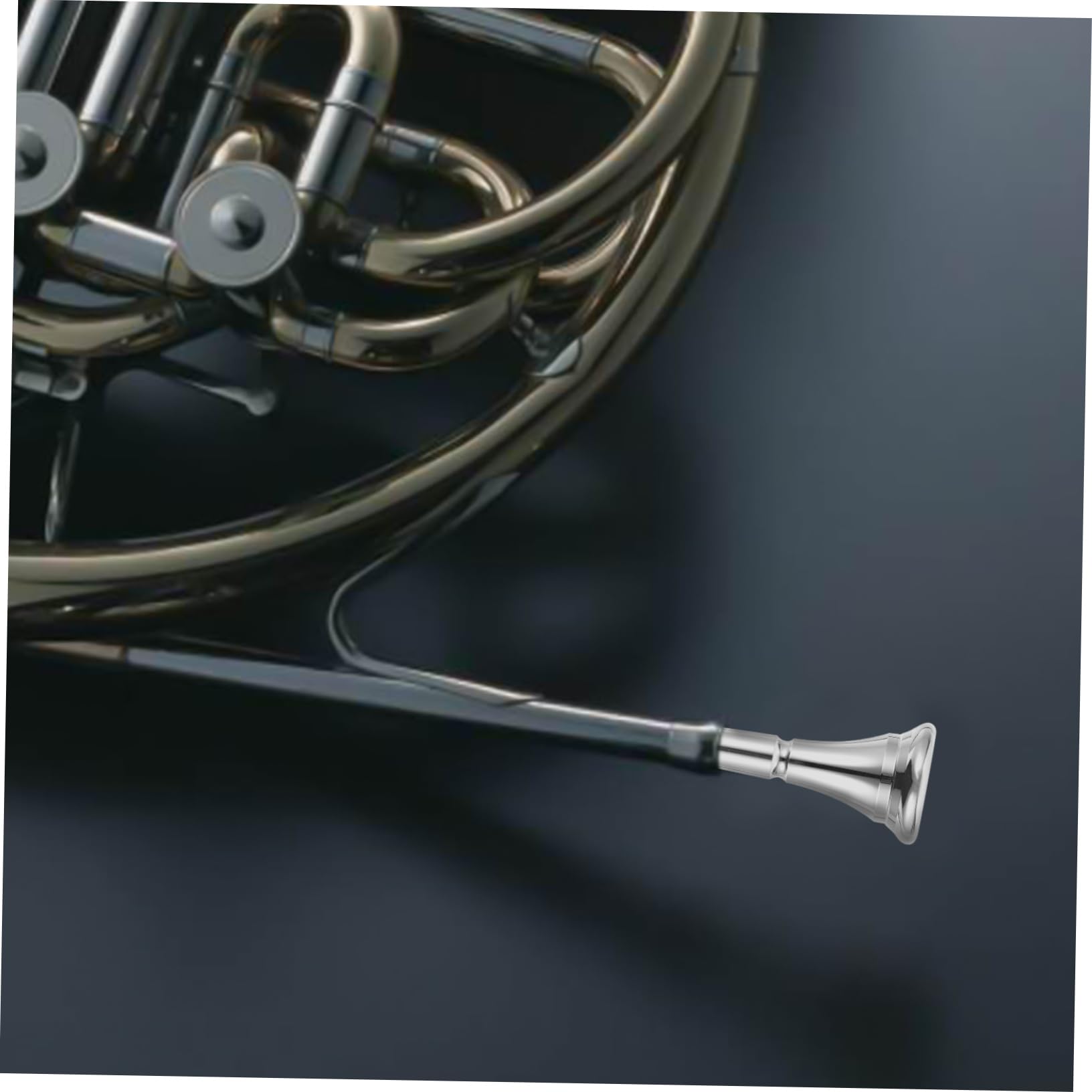 ifundom Horn Practice Musical Accessory Silver Trumpet Accessory for Students Professionals