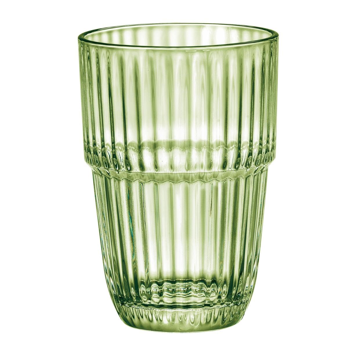 Bormioli Rocco Set di 6 bicchieri da longdrink Barshine, 38 cl, verde