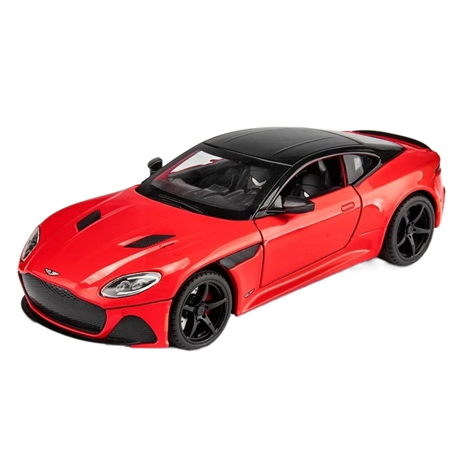 VARIYA ENTERPRISE® 1/24 Big ASTON MARTIN Toy Car Metal Pull Back Diecast Car with Openable Door and Sound Light, Gifts Toys for Kids【 RED 】