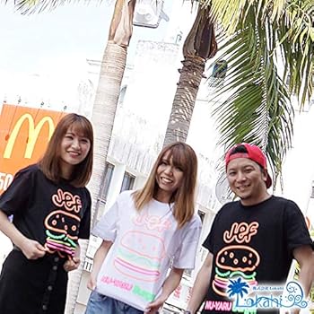 Amazon | [JEF] Tシャツ ネオン 沖縄 限定 沖縄 公認 (カラー： 白