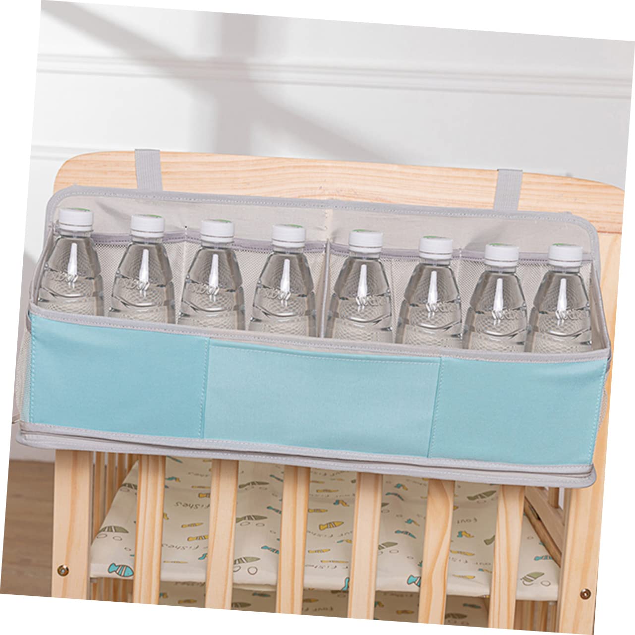 Abaodam Bolsa De Cabecera Organizador De Pañales Colgante Organizadores Para Cunas Pañal Colgante Apilador De Pañales Organizador De Mesa Para Cambiar Pañales Colgante