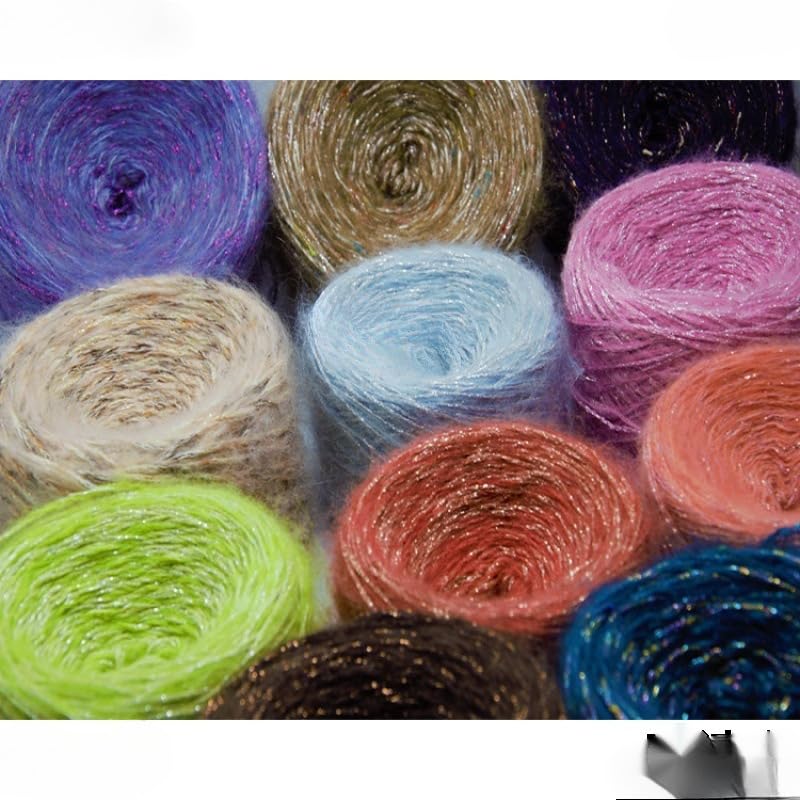 Hilo de lana suave para manualidades de tejer colchas y bufandas 2