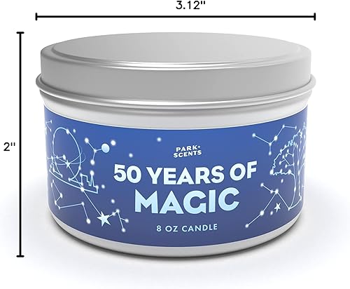 Miniatura 4 de 50 Years of Magic Candle – Hermoso olor utilizado en la mayoría de los hoteles que celebran el 50 aniversario de Disney – Súper preciso – Hecho a