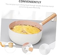 Vista 3 de 1 juego de sartén antiadherente multifuncional olla de cocina para guisos de fideos instantáneos y comida mango ergonómico fácil de limpiar tapa