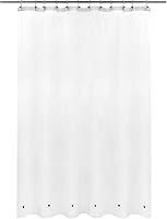 Vista 10 de Barossa Design - Forro de cortina de ducha blanco, PEVA de gama alta, libre de bisfenol A y de cloruro de polivinilo, sin olor químico, cortina