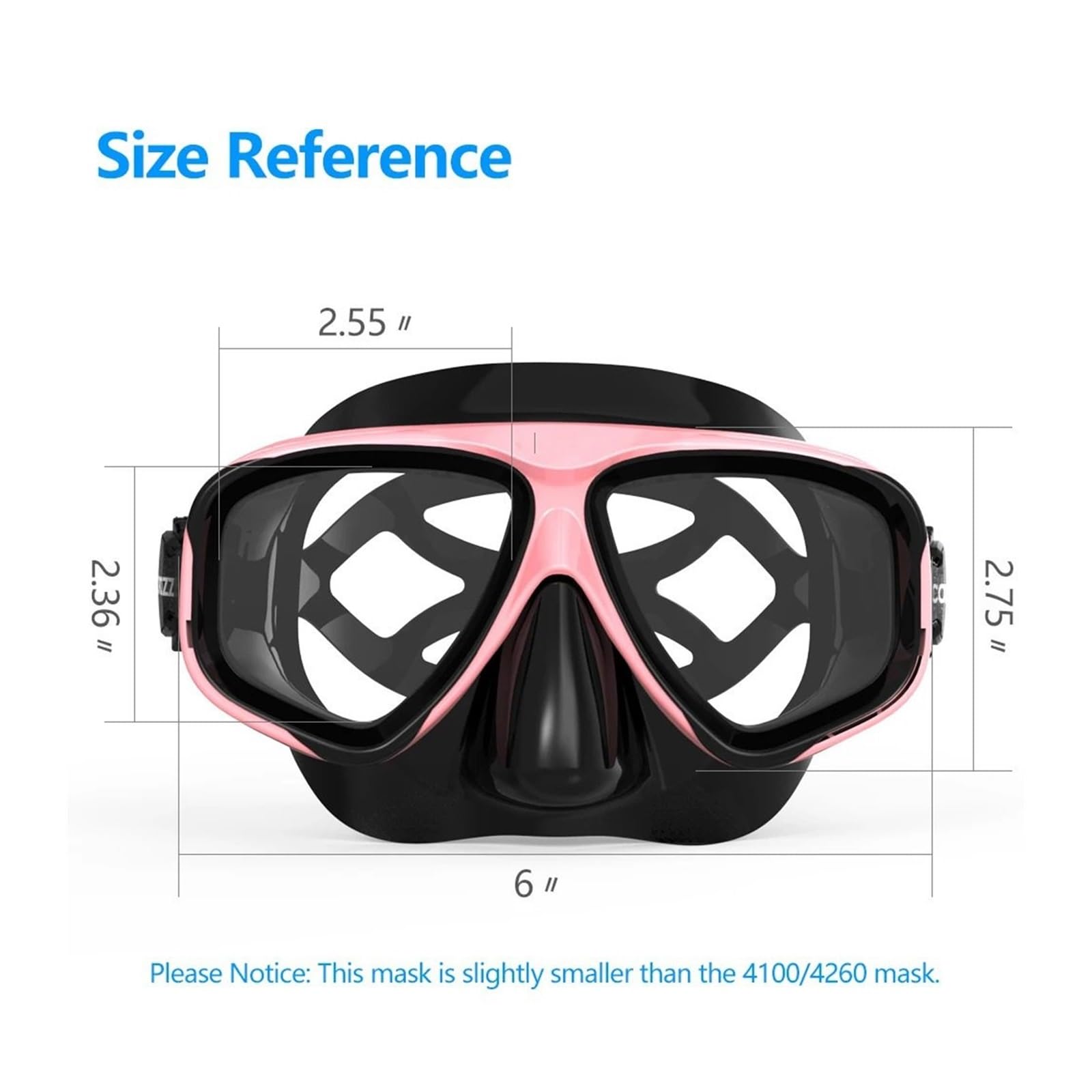Buceo Máscara de Snorkel Máscara de Buceo antiempañamiento Gafas de Buceo con esnórquel Gafas de Buceo con Sello de Vidrio Templado