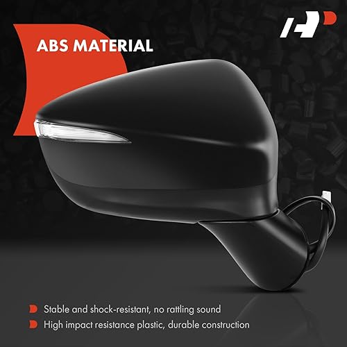 Miniatura 3 de A-Premium Espejo eléctrico para puerta del lado del pasajero compatible con Mazda CX-5 2015-2016  Plegable manual calentado con señal de giro negro