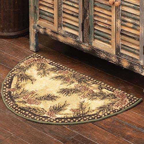 Tapete Redondo BLACK FOREST DECOR Nylon 19 in x 31 in