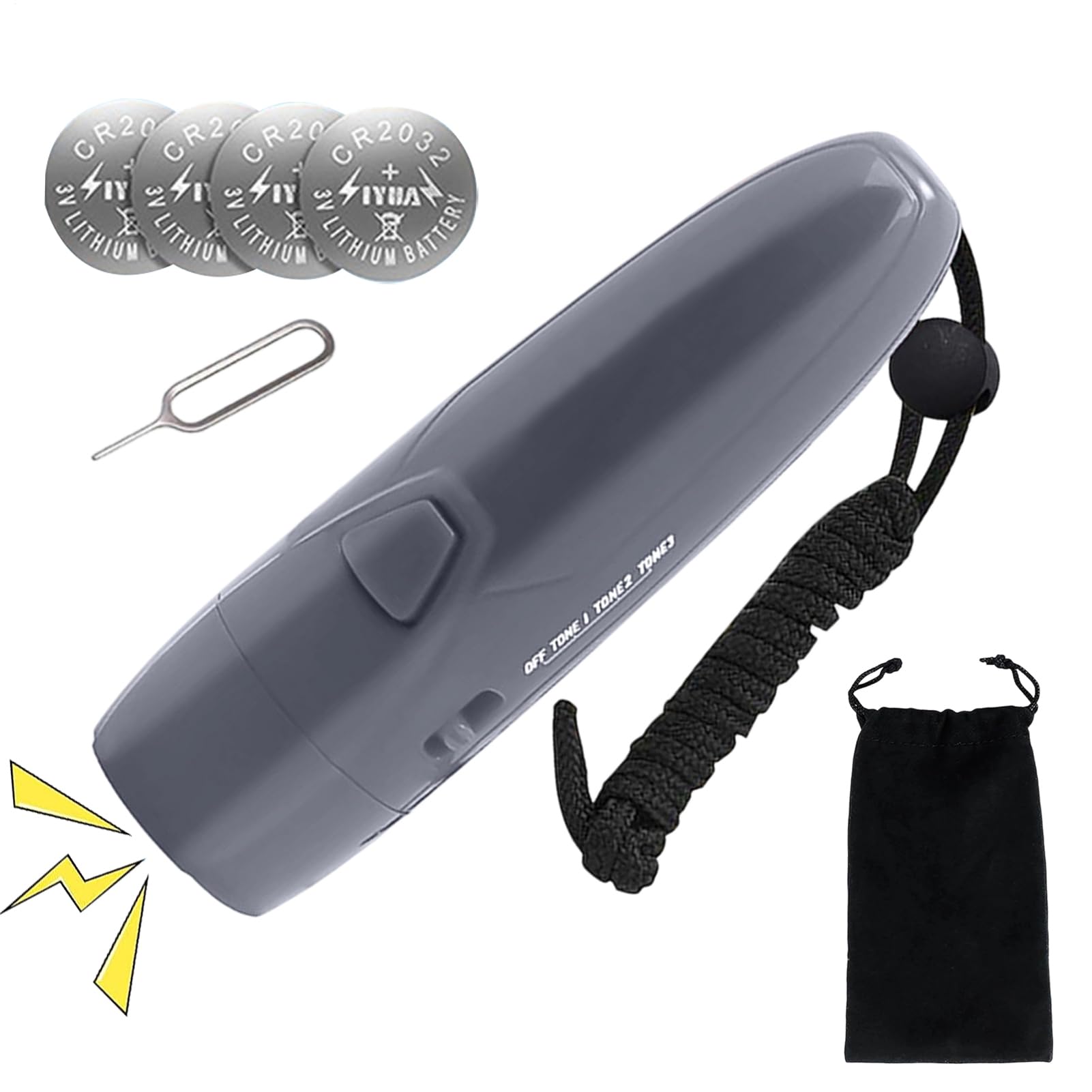 Corneta Para Osos | Alarma Eléctrica 125dB para Exteriores y Camping - Bocina Repelente De Animales Para Exterior,para Excursionistas Pescadores Dueños de Perros Senderismo Camping Parques Nacionales