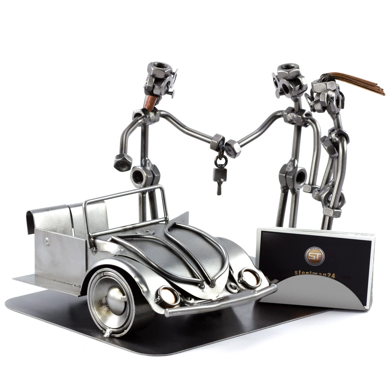 Steelman24 I Schroefmannetje Psychater I Made in Germany I Handwerk I Cadeau -idee I Stalen figuur I Metalen figuur I Metalen mannetje