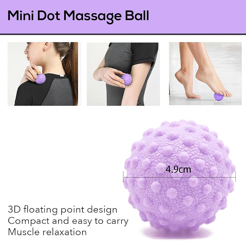MUMUWIND Masszázslabda szett fascia terápiához, sündisznó és földimogyoró labdák