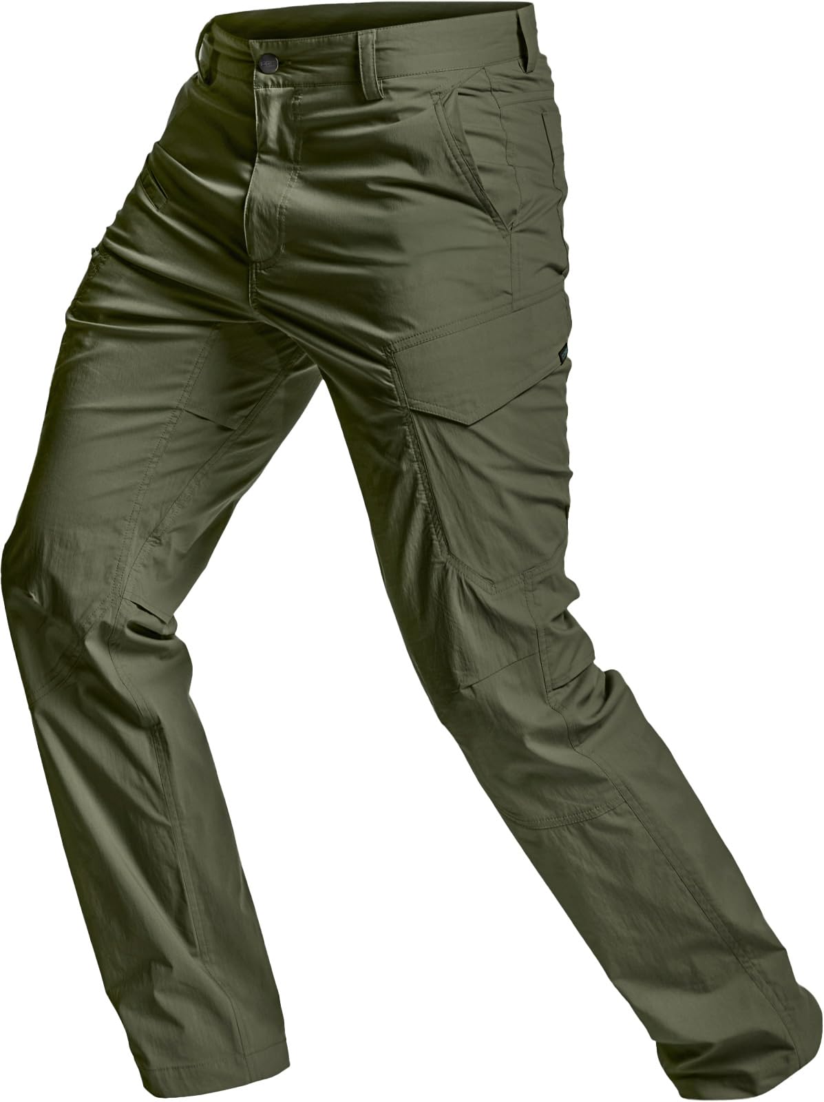 CQR Men's Quick Dry Tactical Pants, Water Resistant Outdoor Pants, Lightweight Stretch Cargo Work Hiking Pants — view 10