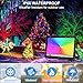 T-SUN RGB Led Flood Light 100W,Outdoor Flood Light 1000W Equivalent 10000Lm Christmas Light Color Changing Led Stage Lights IP66 Waterproof Landscape Lights with Remote Outdoor for Garden Yard