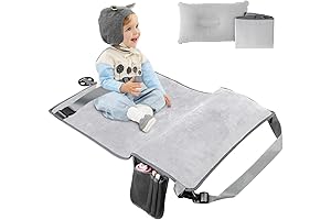 Toddler Inflatable Travel Footrest and Bed for Effortless Airplane Travel