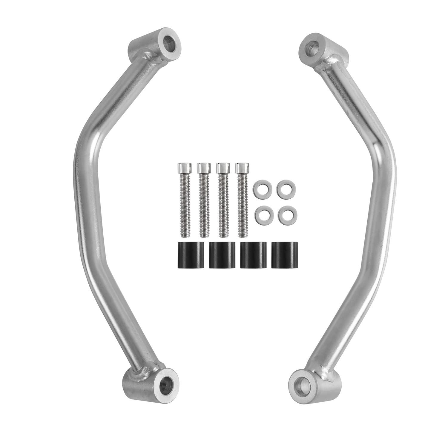 Motorrad Stahl Beifahrergriffe für TENERE 700 XTZ700 XTZ 700 2019 2020 2021 2022 2023 2024, Hintersitz Haltegriff Seitenhandlauf Hinten Sitz Griff Griffstange Kit, Chrom