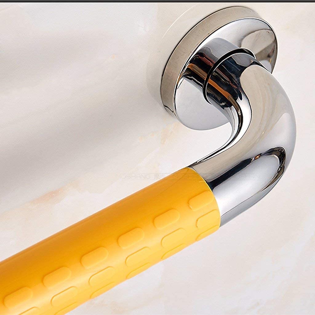 Barras De Apoyo para Bañeras Y Duchas, Pasamanos De Baño Tipo L De Acero Inoxidable, Barra De Apoyo De Seguridad con Agarre Antideslizante para Baño 70 * 50C,